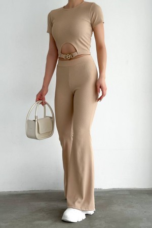 153339 TOPTAN BEJ PANTOLON TAKIM