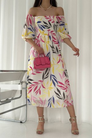 153347 patterned DRESS