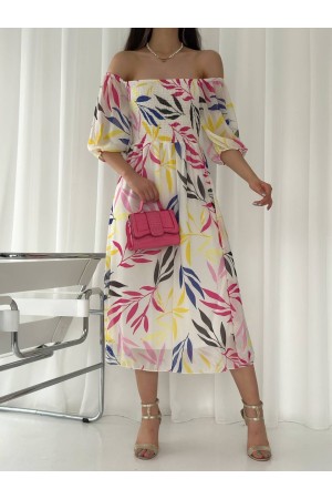 153347 patterned DRESS