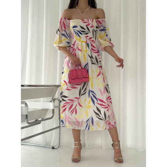 153347 patterned DRESS