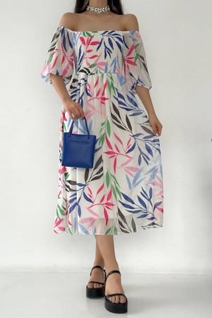 153348 patterned DRESS