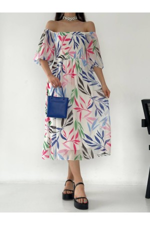 153348 patterned DRESS