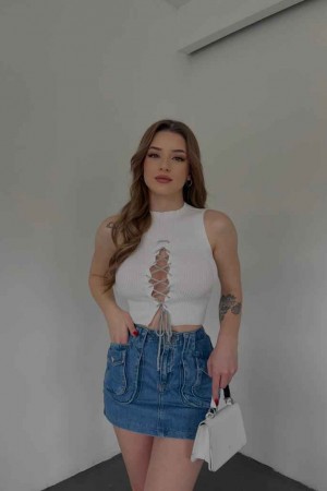 153592 TOPTAN BEYAZ BLUZ