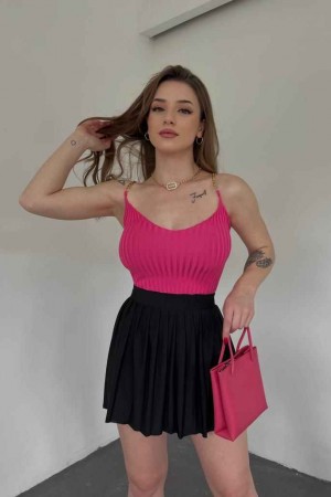 153608 TOPTAN FUŞYA BLUZ