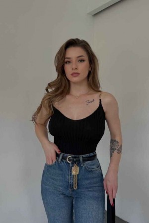 153610 TOPTAN SİYAH BLUZ