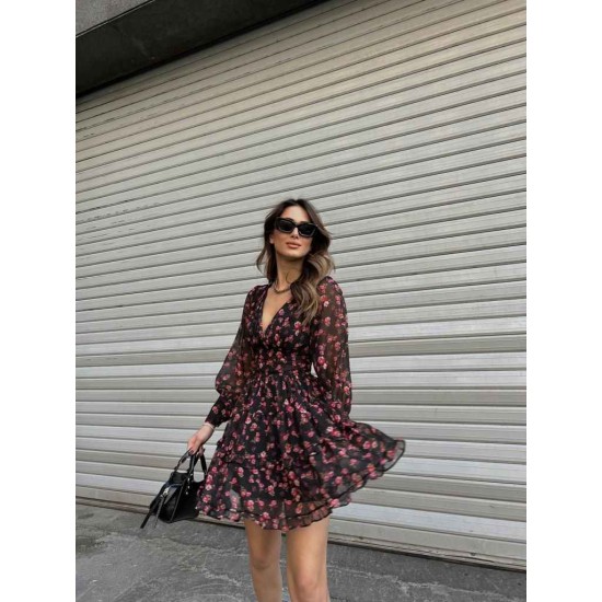 153612 patterned DRESS