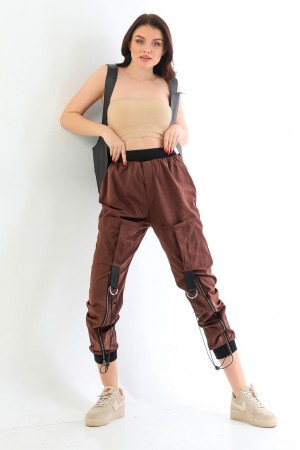 153645 TOPTAN KAHVE PANTOLON