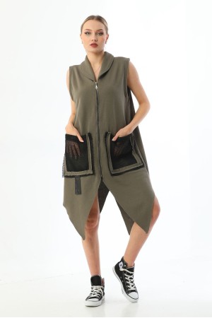 153653 TOPTAN HAKİ HIRKA