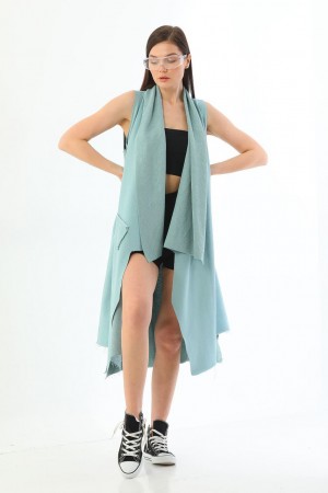 153656 turquoise CARDIGAN