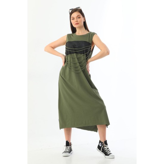 153657 khaki DRESS