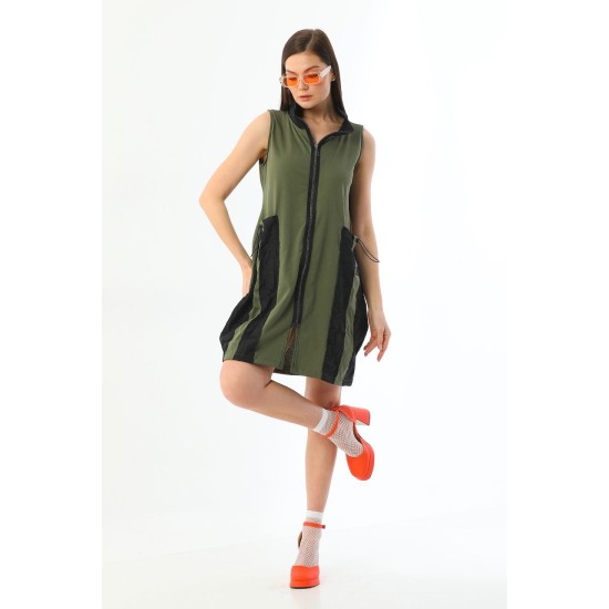 153658 khaki DRESS