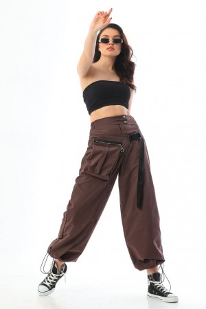 153662 TOPTAN KAHVE PANTOLON