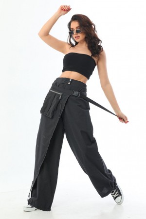 153663 TOPTAN SİYAH PANTOLON