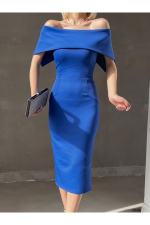 153670 TOPTAN SAKS ELBİSE