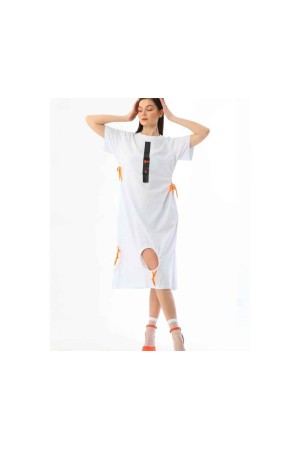 153875 TOPTAN BEYAZ ELBİSE