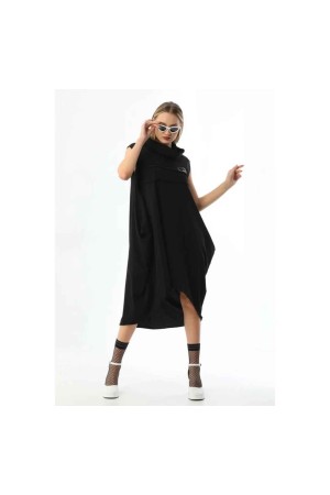 153881 TOPTAN SİYAH ELBİSE