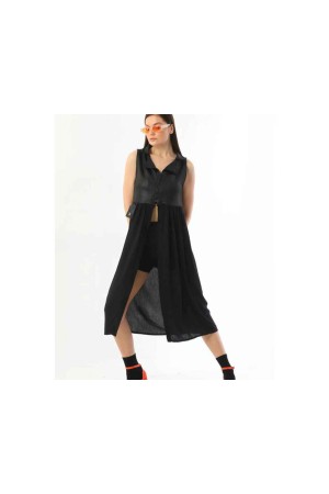 153884 TOPTAN SİYAH ELBİSE