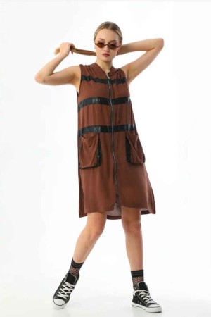 153890 coffee DRESS