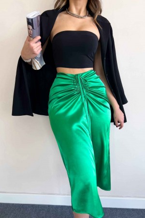 154189 TOPTAN YEŞİL ETEK