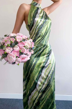 154193 patterned DRESS