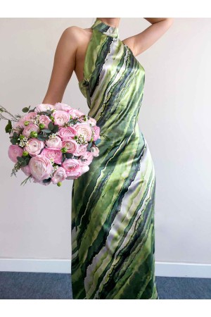 154193 TOPTAN DESENLİ ELBİSE