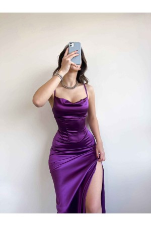 154201 TOPTAN MOR ELBİSE