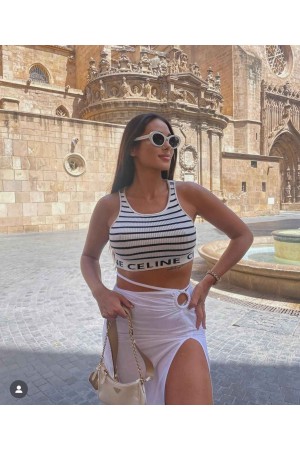 154205 TOPTAN ÇİZGİLİ CROP