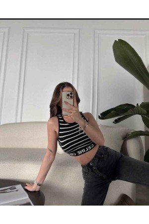 154206 TOPTAN ÇİZGİLİ CROP