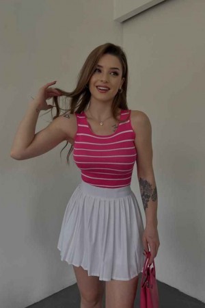 154212 TOPTAN ÇİZGİLİ CROP