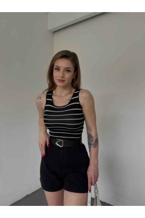 154214 TOPTAN ÇİZGİLİ CROP