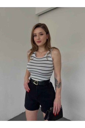 154215 TOPTAN ÇİZGİLİ CROP