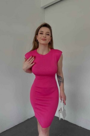 154221 fuchsia DRESS