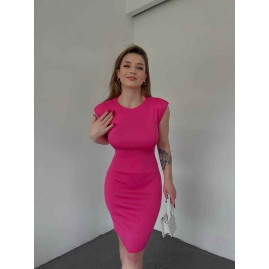 154221 fuchsia DRESS