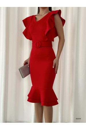 154405 red DRESS