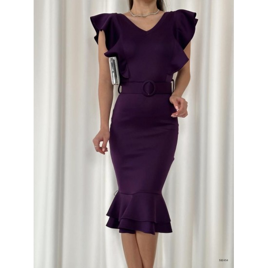 154408 TOPTAN MOR ELBİSE