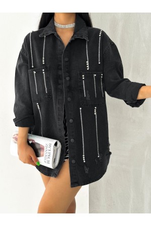 154534 TOPTAN SİYAH CEKET