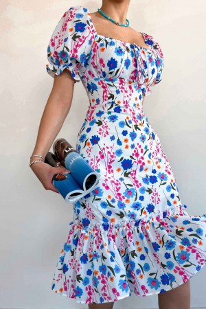 154862 floral pattern DRESS