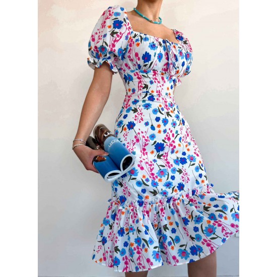 154862 floral pattern DRESS