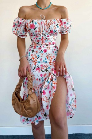 154863 floral pattern DRESS
