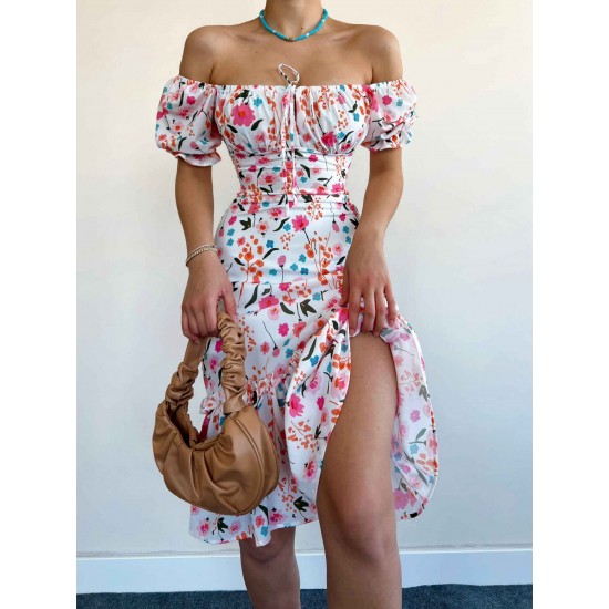 154863 floral pattern DRESS