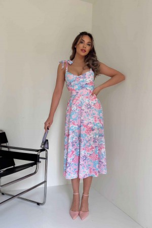 154867 floral pattern DRESS