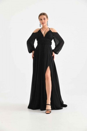 155219 black Evening dress