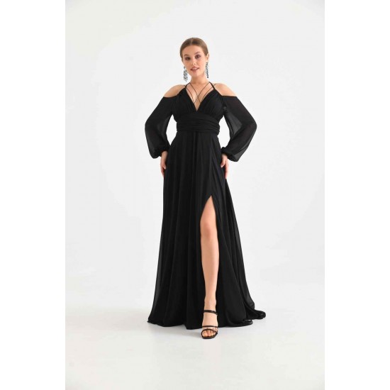155219 black Evening dress
