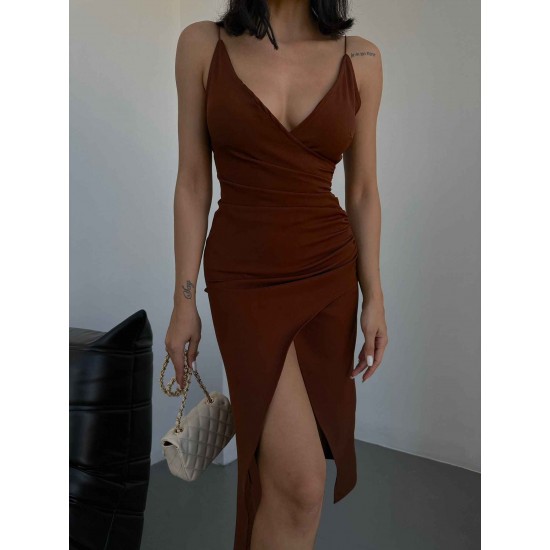 155316 TOPTAN KAHVE ELBİSE