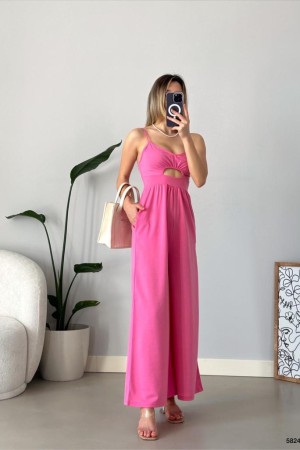 155434 pink OVERALLS