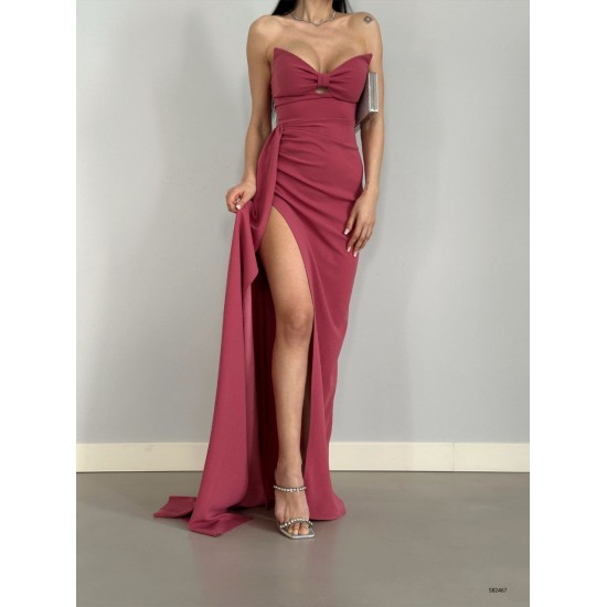 155454 TOPTAN PEMBE ELBİSE