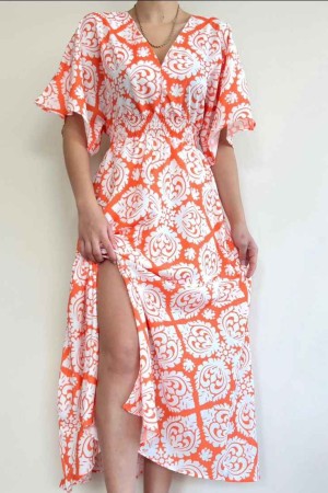 155472 patterned DRESS