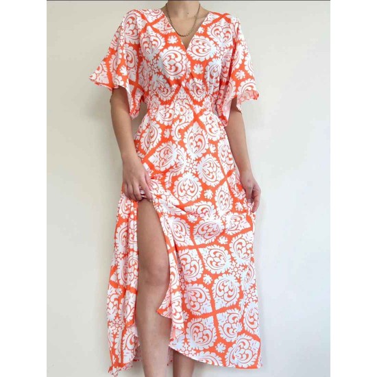 155472 patterned DRESS