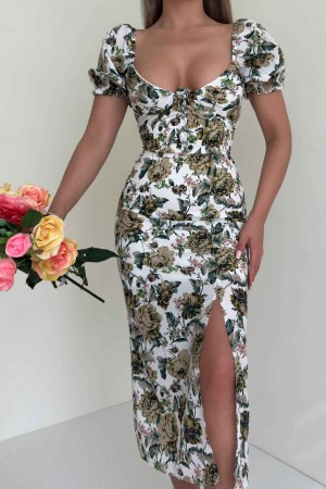 155484 floral pattern DRESS