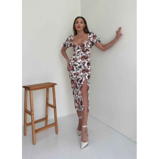 155486 floral pattern DRESS